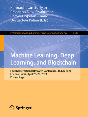 cover image of Machine Learning, Deep Learning, and Blockchain